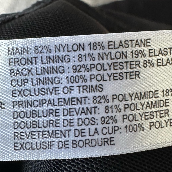 CITY CHIC BLACK RUFFLE CAVELLO V-NECK  SWIMSUIT SIZE 14 - Picture 12 of 13